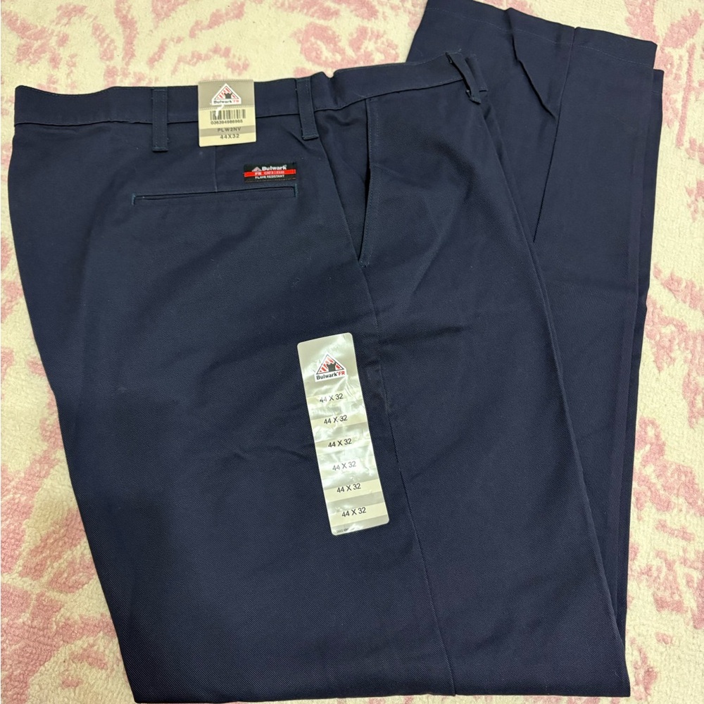 NWT Bulwark FR Navy Blue Utility Pants men’s 44x32